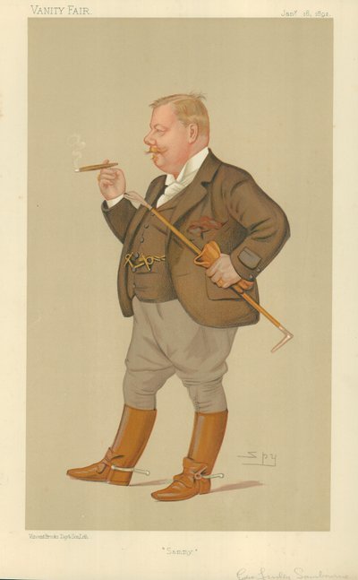 Mr Edward Linley Sambourne, Sammy, 16. Januar 1892, Vanity Fair Karikatur von Leslie Matthew Ward