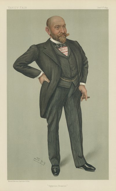 Herr Ernest Cassel (Farblithographie) von Leslie Matthew Ward