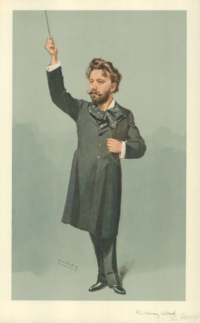 Mr. Henry J. Wood, 17. April 1907, Vanity Fair Karikatur von Leslie Matthew Ward