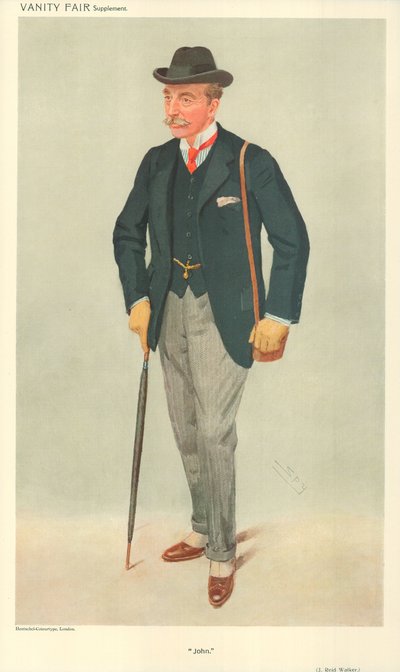 Mr. J. Reid Walker, John, 12. Mai 1909, Vanity Fair Karikatur von Leslie Matthew Ward