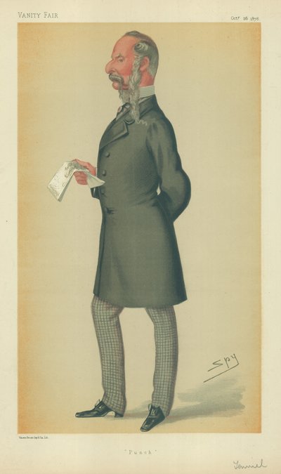 Mr. John Tenniel, Punch, 26. Oktober 1878, Vanity Fair Karikatur von Leslie Matthew Ward