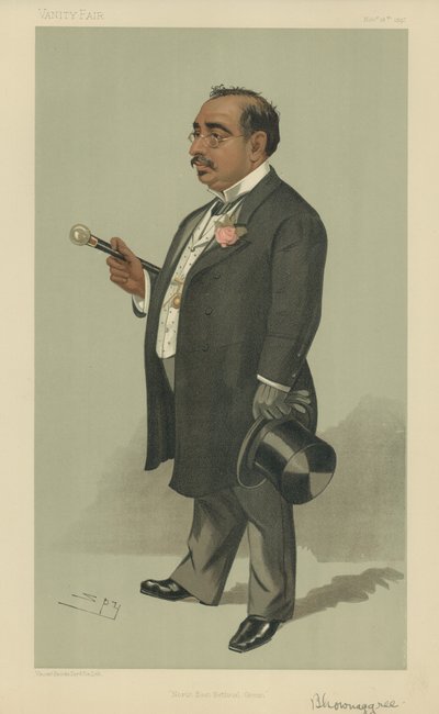 Herr Mancherjee Merwanjee Bhownagree von Leslie Matthew Ward