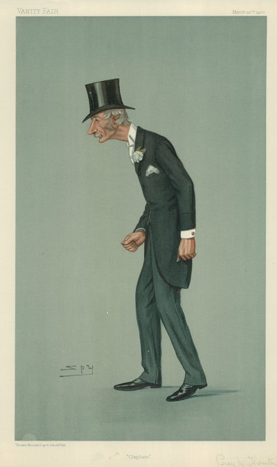 Mr. Percy Melville Thornton, Clapham, 22. März 1900, Vanity Fair Karikatur von Leslie Matthew Ward