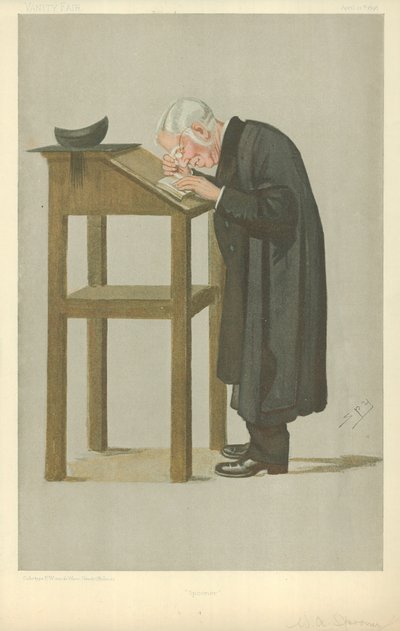 Mr W A Spooner, Spooner, 21. April 1898, Vanity Fair Karikatur von Leslie Matthew Ward