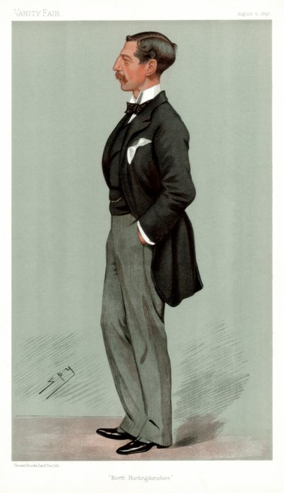 North Huntingdonshire, Ailwyn Fellowes, britischer Politiker, 1896 von Leslie Matthew Ward