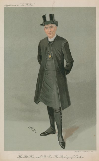 Porträt des Bischofs von London von Leslie Matthew Ward