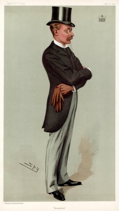 Rousseau, der Herzog von Bedford, 1896 von Leslie Matthew Ward