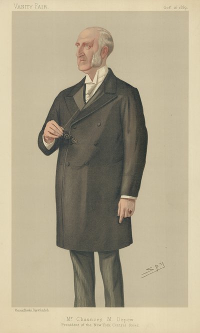 Der ehrenwerte Cauncey Mitchell Depew von Leslie Matthew Ward