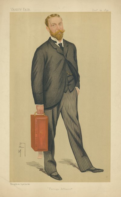 Der ehrenwerte J W Lowther (Der Sprecher) von Leslie Matthew Ward