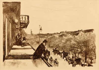 Kaffeeterrasse Unter den Linden von Lesser Ury