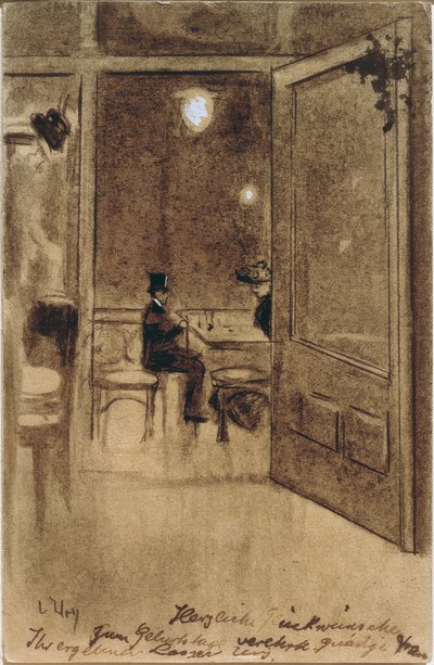 Saal Café Bauer von Lesser Ury