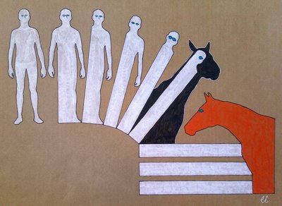 Mensch-Pferd-Transformation von Li Gessbo