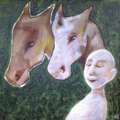 Gelassene Pferdeverbindung von Li Gessbo