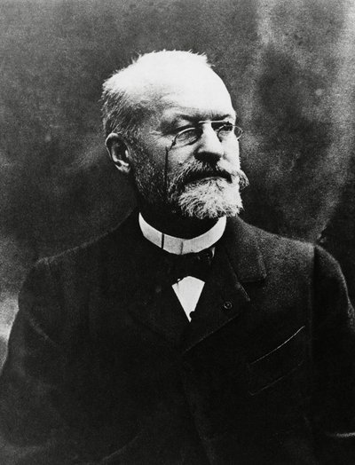 Porträt von Charles Louis Alphonse Laveran, französischer Mediziner und Bakteriologe, Nobelpreis für Medizin 1907, Bild von Eugene Pirou von Unbekannt Unbekannt