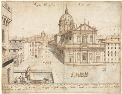 Achtzehn Ansichten von Rom: Die Kirche Sant