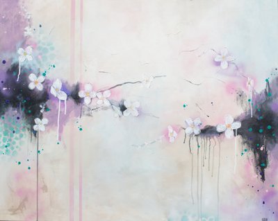 Weiches Florales Abstrakt von Lillian Christiansson