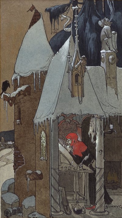 Der Kopist. Exlibris von Robert Forrer, 1890 von Léo Schnug