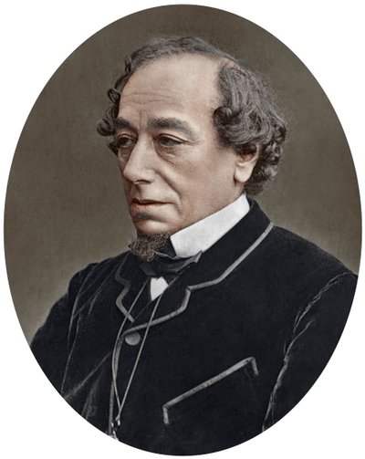 Benjamin Disraeli, Earl of Beaconsfield, britischer konservativer Premierminister, 1881 von Lock and Whitfield
