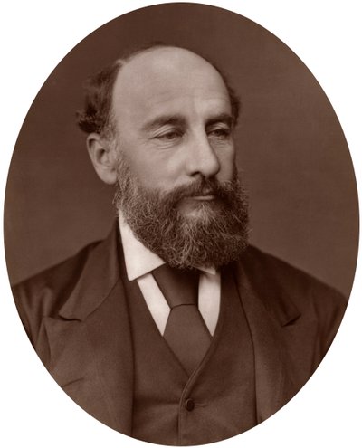 Sir George Strong Nares, Arktisforscher, 1878 von Lock and Whitfield