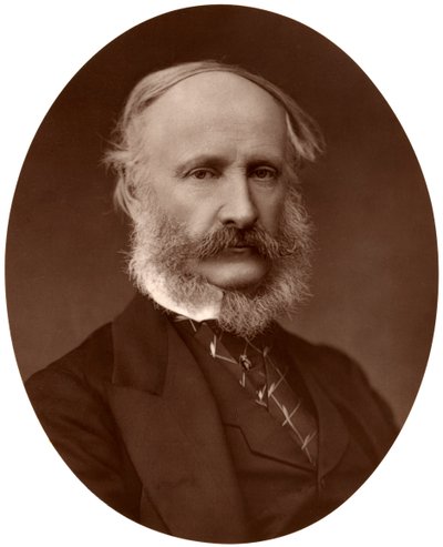 Sir James Macnaghten Hogg, Bart, MP, KCB, Vorsitzender des Metropolitan Board of Works, 1876 von Lock and Whitfield