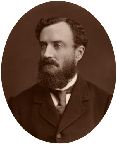 Sir Michael Hicks-Beach, Bart, MP, Hauptsekretär für Irland, 1876 von Lock and Whitfield