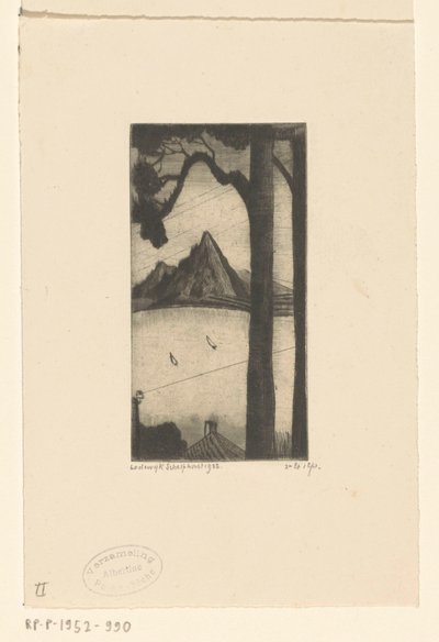 Korsische Landschaft von Lodewijk Schelfhout (signed by artist)