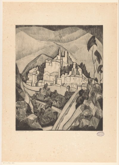 Les Angles I von Lodewijk Schelfhout (signed by artist)