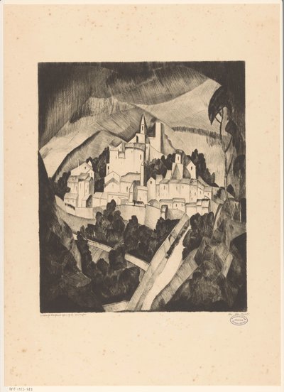Les Angles I von Lodewijk Schelfhout (signed by artist)