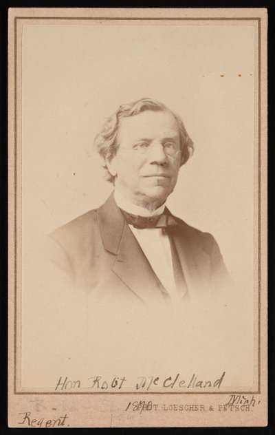 Porträt von Robert McClelland 1807-1880, 1870 von 