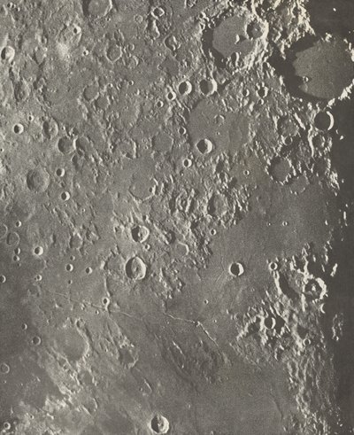 Mondfotografie Albategnius - Triesnecker - Manilius von Loewy et Puiseux