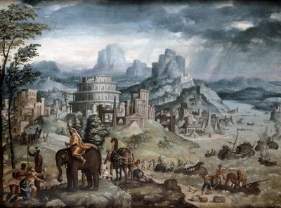 Schlacht am Trasimenischen See von Léonard Thiry