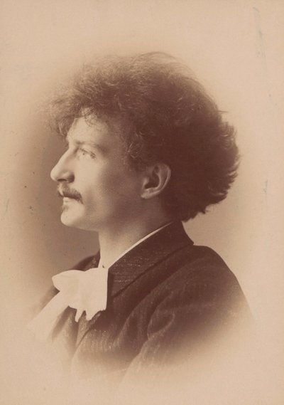 Porträt des Komponisten Ignacy Jan Paderewski 1860-1941, 1890 von London . Photo studio Elliott and