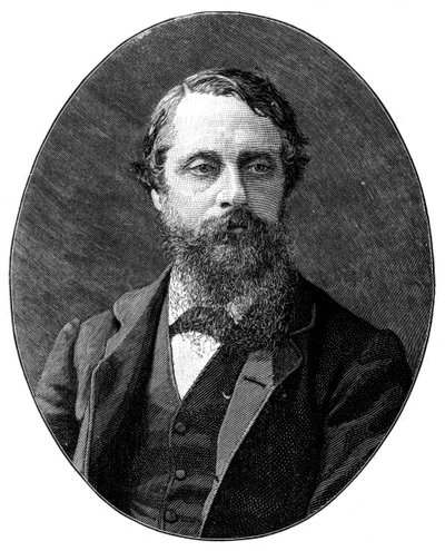 Lord Frederick Cavendish, britischer liberaler Politiker von London Stereoscopic and Photographic Co
