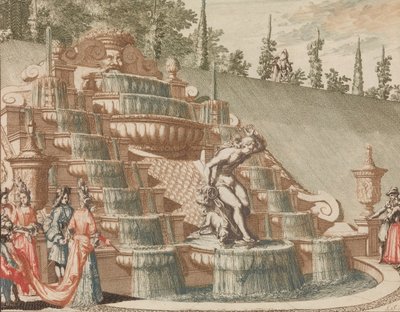 Der Wasserfall von Narziss, an der Ostseite des Großen Gartens von Lorenz Scherm