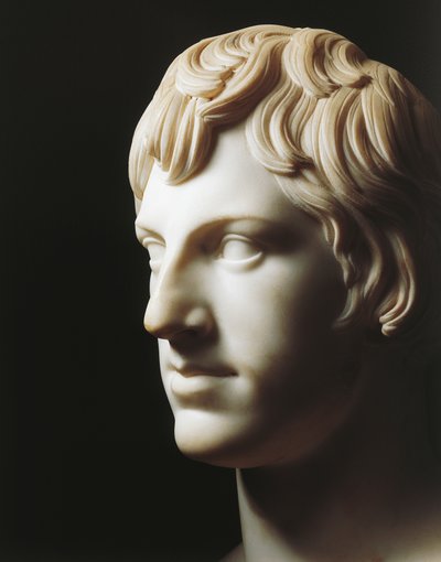 Porträt von Charles Louis von Bourbon-Parma von Lorenzo Bartolini