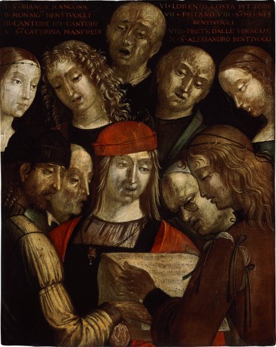 Die Familie Bentivoglio von Lorenzo Costa