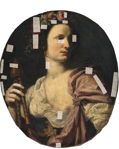 Die Muse Euterpe von Lorenzo Lippi