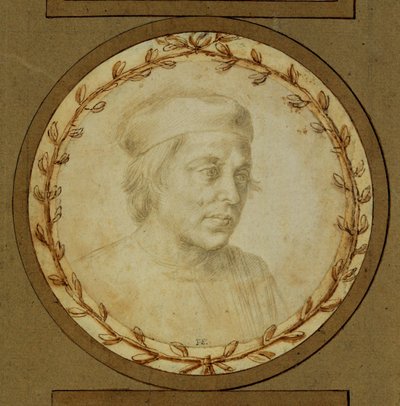 Büste eines Mannes mit Schädelkappe von Lorenzo di Credi