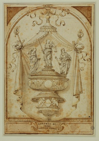 Studie für ein Grabdenkmal von Lorenzo di Credi