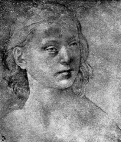 Der Kopf einer jungen Frau, 15. oder 16. Jahrhundert 1930 von Lorenzo di Credi