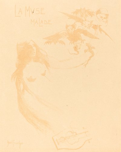 Die kranke Muse, ca. 1900 von Louis Abel Truchet