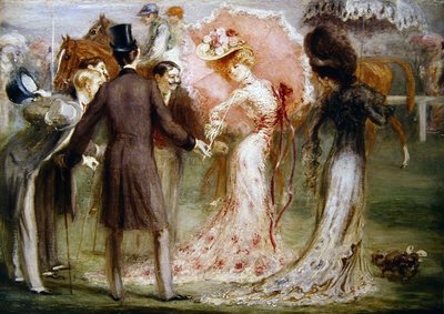 Das Wiegen bei den Rennen von Louis Anquetin