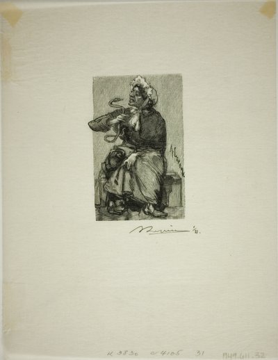 Schlangen Händler von Louis Auguste Lepère