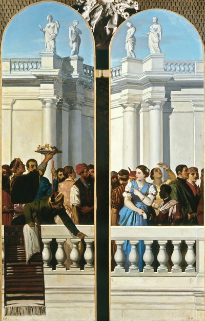 Fest im venezianischen Stil, rechtes Panel von Louis Boulanger