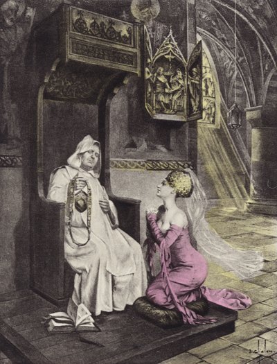 Die Dame und der Mönch, Dritter Tag, Dritte Geschichte von Louis Chalon