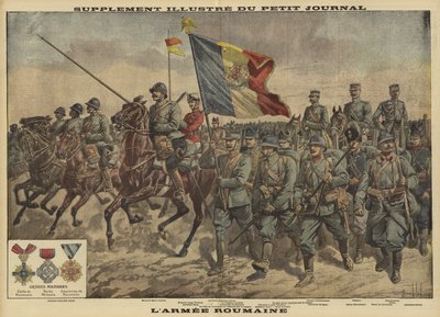 Die rumänische Armee, Erster Weltkrieg von Louis Charles (after) Bombled
