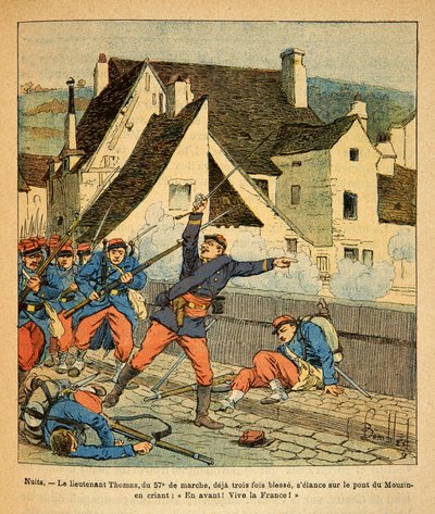 Die Ost-Armee von Eugene Sergeant, illustriert von Louis Bombled: Schlacht von Nuits Saint Georges von Louis Charles Bombled