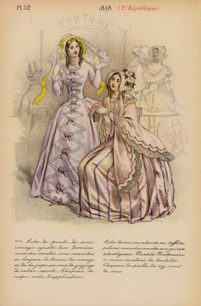 Französische Mode: 1848, 2. Republik von Louis Colas