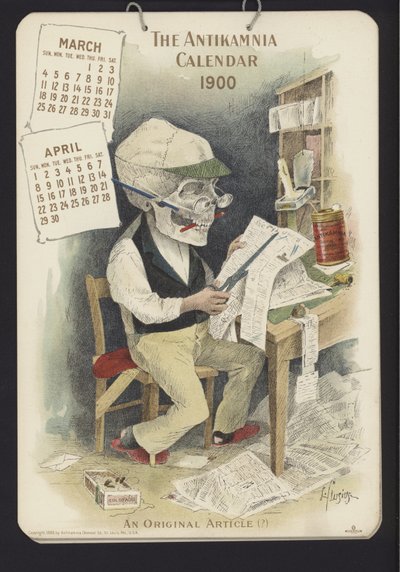 Illustration für Antikamnia Kalender von Louis Crucius or Crusuius