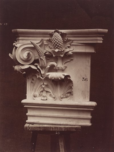 Ornamentale Skulptur aus der Pariser Oper (Detail) von Louis Emile Durandelle